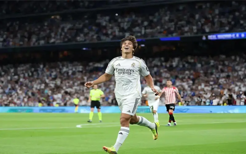 فيديو | جونزالو جارسيا يسجل هدف ريال مدريد الأول أمام أتلتيك بلباو